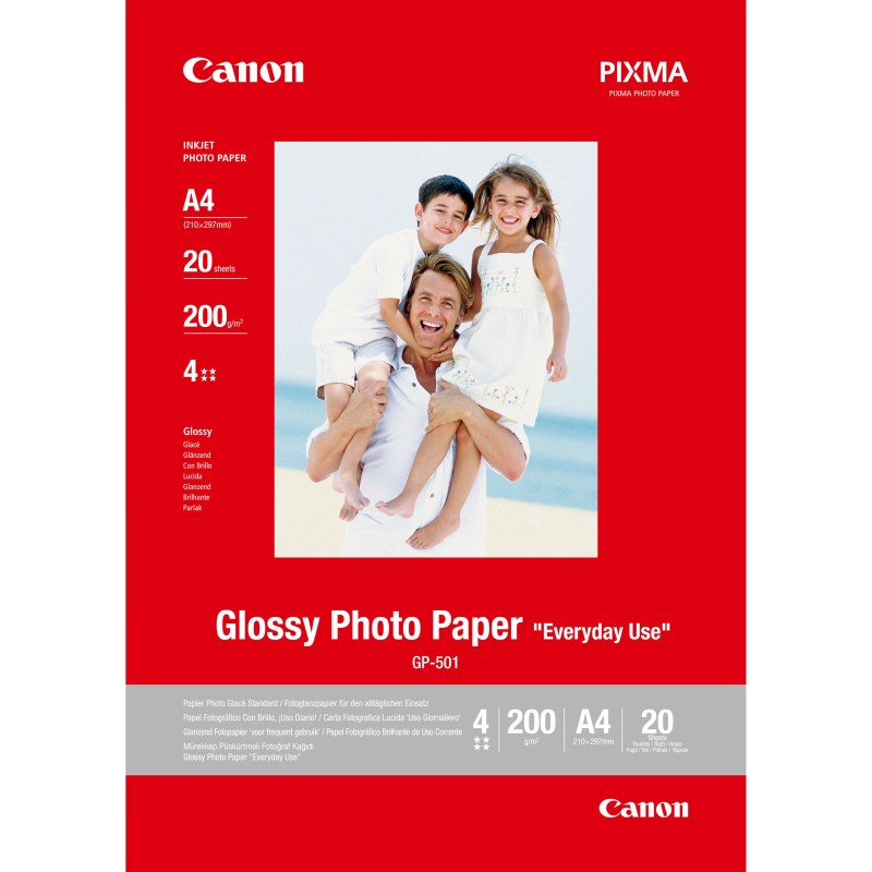 Canon Carta fotografica Glossy GP-501 A4 - 20 fogli