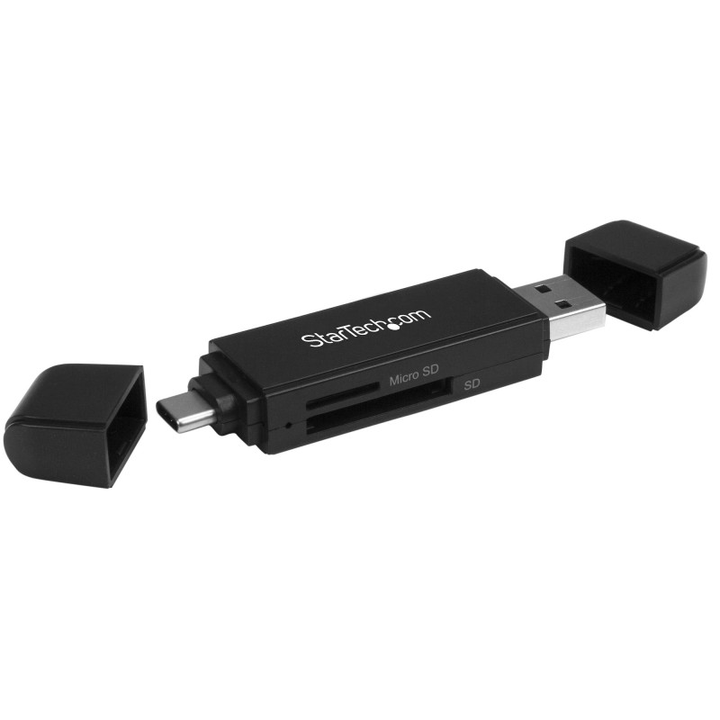 StarTech.com Lettore Schede SD e microSD -Lettore di schede di memoria USB 3.0 compatto - 5 Gbps - Lettore di schede di memoria