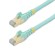 StarTech.com Cavo di Rete Ethernet Cat6a - Cavo Schermato STP da 1m - Turchese