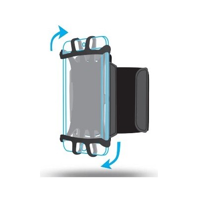 Mobilis ARM BAND 4-6IN . custodia per cellulare 15,2 cm (6") Fascia da braccio Nero