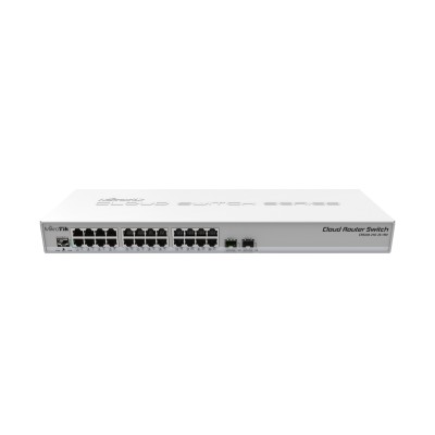Mikrotik CRS326-24G-2S+RM switch di rete Gestito L2 Gigabit Ethernet (10 100 1000) Grigio