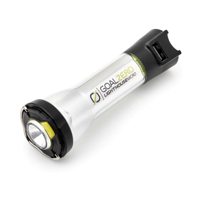 Goal Zero Lighthouse Micro Nero, Argento Torcia elettrica universale LED