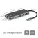 StarTech.com Adattatore Multiporta USB C, Dock USB-C Portatile con HDMI 4K, Hub 3x USB 3.0, SD SDHC, GbE, PD 60 W Pass-Through