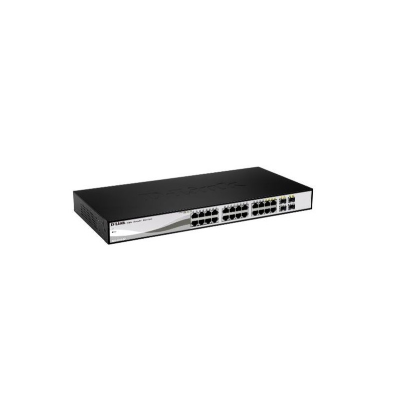 D-Link DGS-1210-26 switch di rete Gestito L2 Gigabit Ethernet (10 100 1000) 1U Nero, Grigio