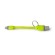 Celly USBLIGHTKEYGN cavo Lightning 0,12 m Verde