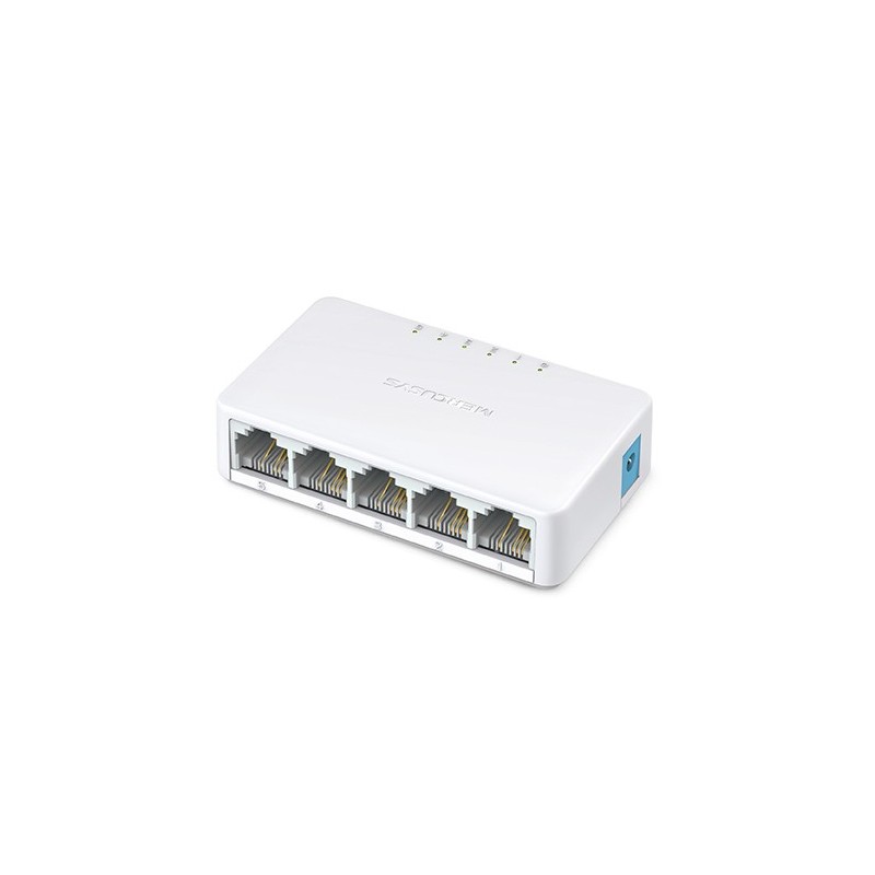 Mercusys MS105 switch di rete Non gestito Fast Ethernet (10 100) Bianco