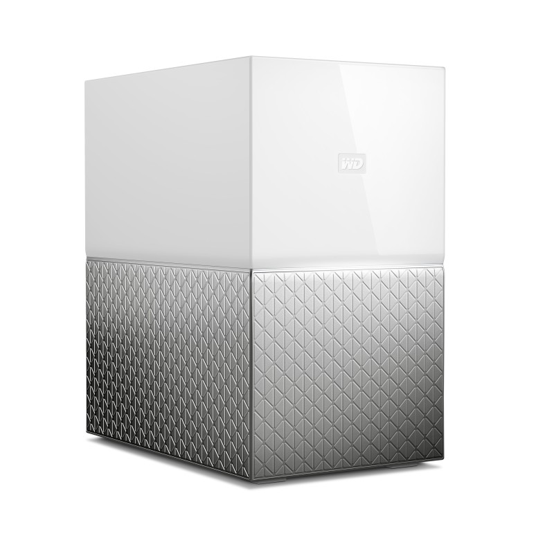 Western Digital My Cloud Home Duo dispositivo di archiviazione cloud personale 12 TB Collegamento ethernet LAN Bianco