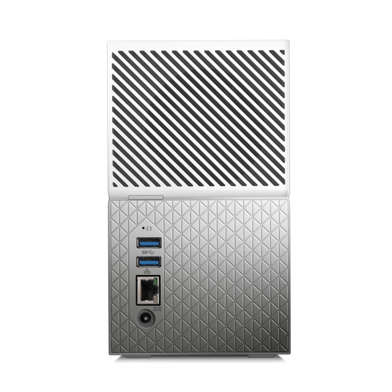 Western Digital My Cloud Home Duo dispositivo di archiviazione cloud personale 12 TB Collegamento ethernet LAN Bianco