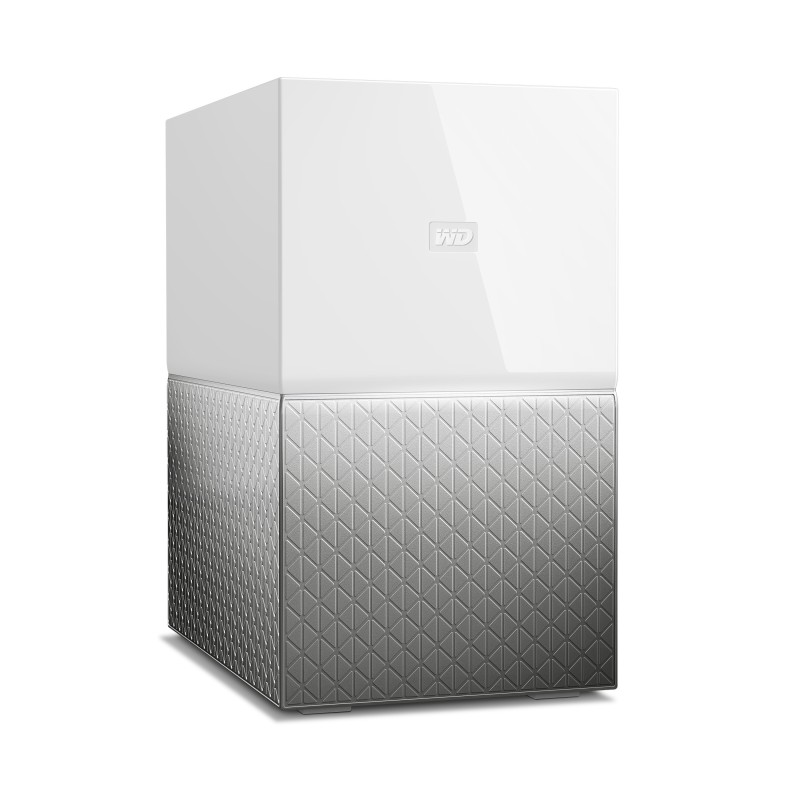 Western Digital My Cloud Home Duo dispositivo di archiviazione cloud personale 12 TB Collegamento ethernet LAN Bianco