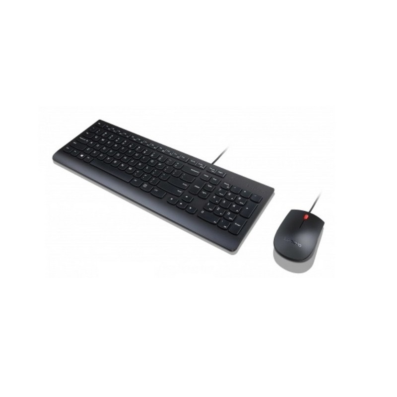 Lenovo Essential tastiera Mouse incluso USB Italiano Nero