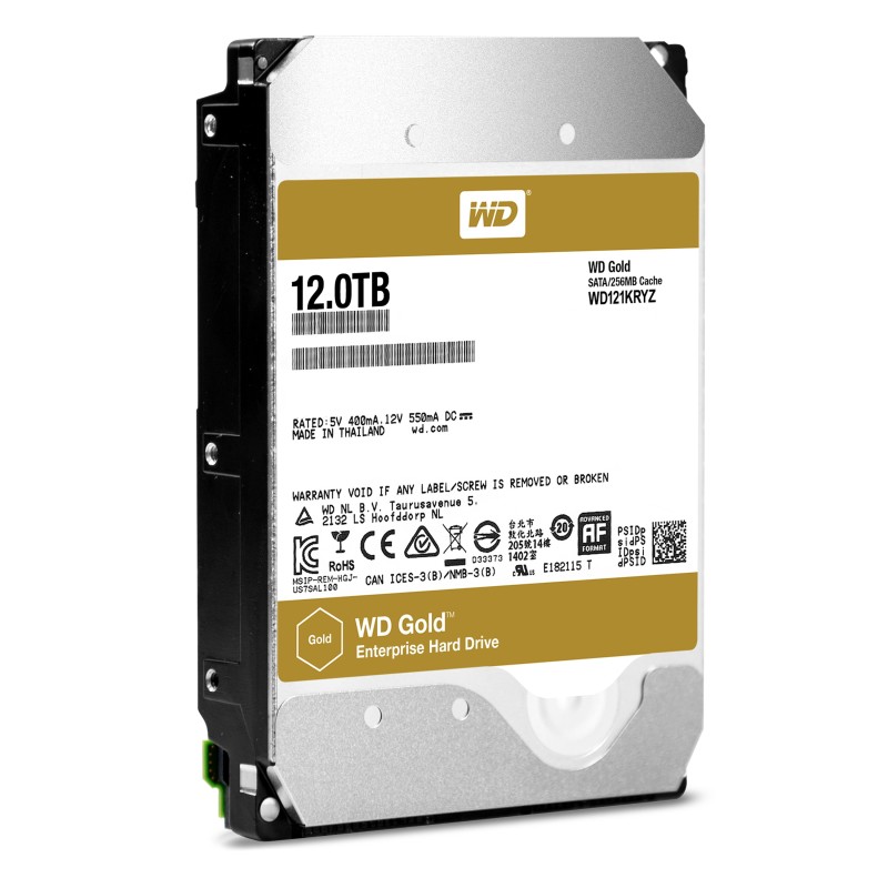 Western Digital Gold 3.5" 12 TB Serial ATA III