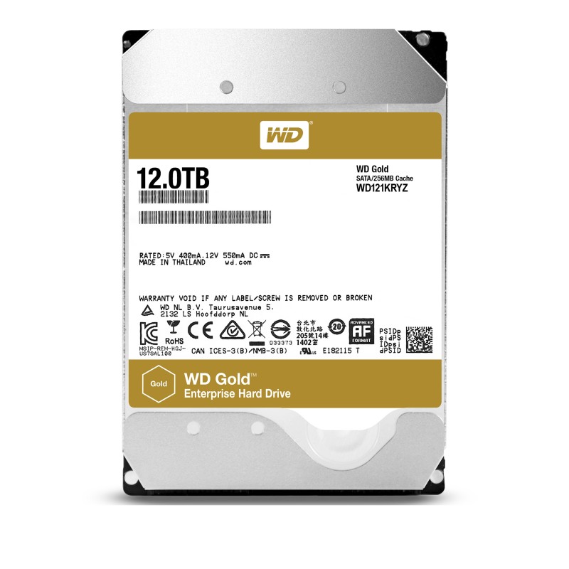 Western Digital Gold 3.5" 12 TB Serial ATA III