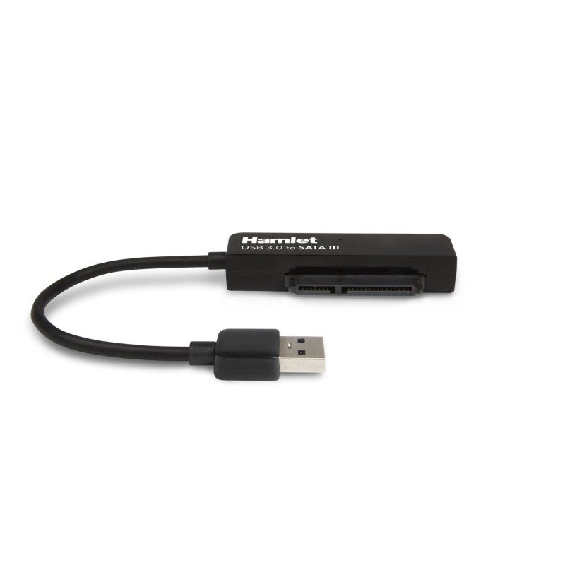 Hamlet Adattatore USB 3.0 to SATA III per collegare hard disk p SSD a pc