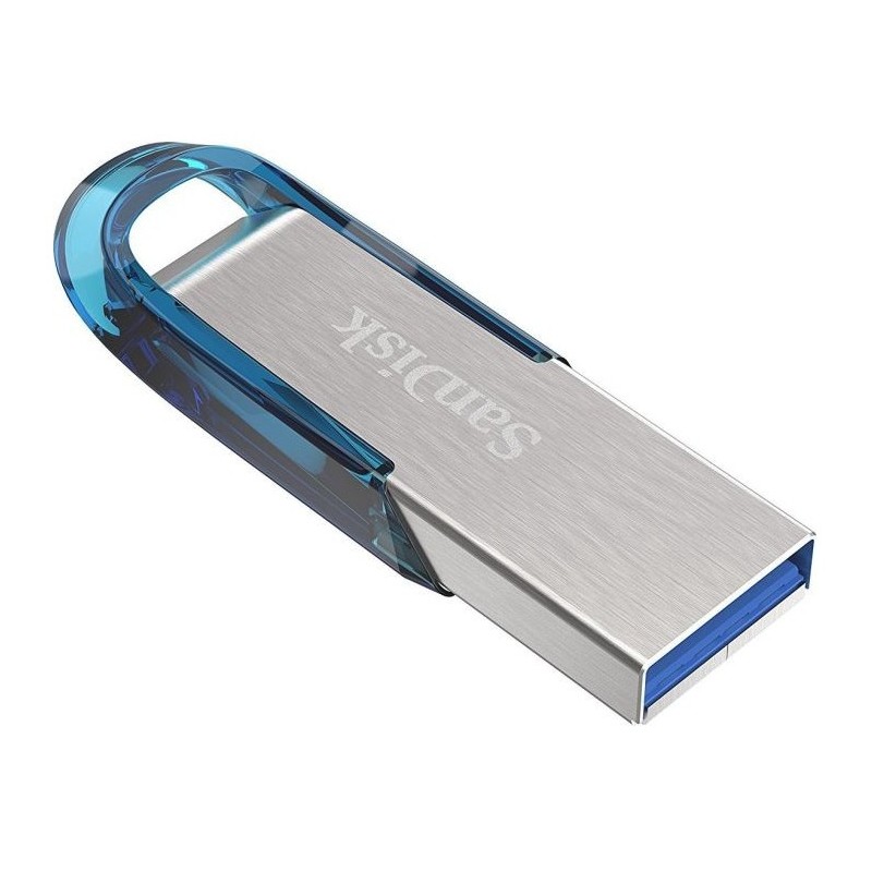 SanDisk Ultra Flair unità flash USB 128 GB USB tipo A 3.2 Gen 1 (3.1 Gen 1) Blu, Argento