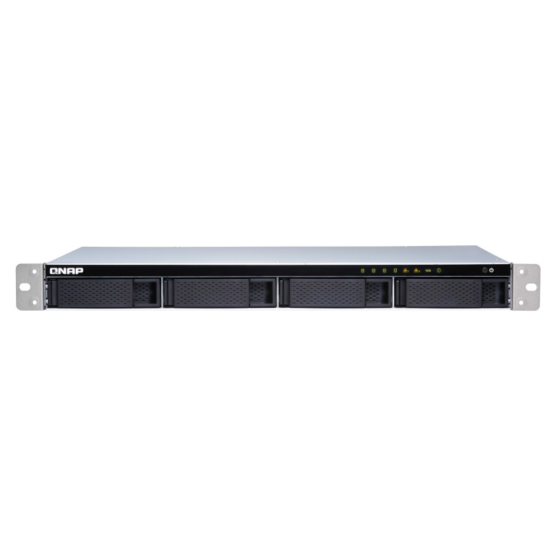 QNAP TS-431XeU NAS Rack (1U) Collegamento ethernet LAN Nero, Acciaio inossidabile Alpine AL-314