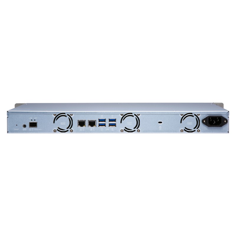 QNAP TS-431XeU NAS Rack (1U) Collegamento ethernet LAN Nero, Acciaio inossidabile Alpine AL-314