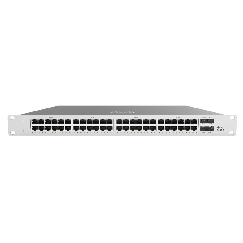 Cisco Meraki MS120-48 Gestito L2 Gigabit Ethernet (10 100 1000) 1U Grigio