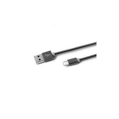 Celly USBMICROSNAKEDS cavo USB USB 2.0 USB A Micro-USB A Nero