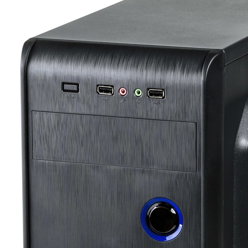 Akyga AK939BL computer case Midi Tower Nero