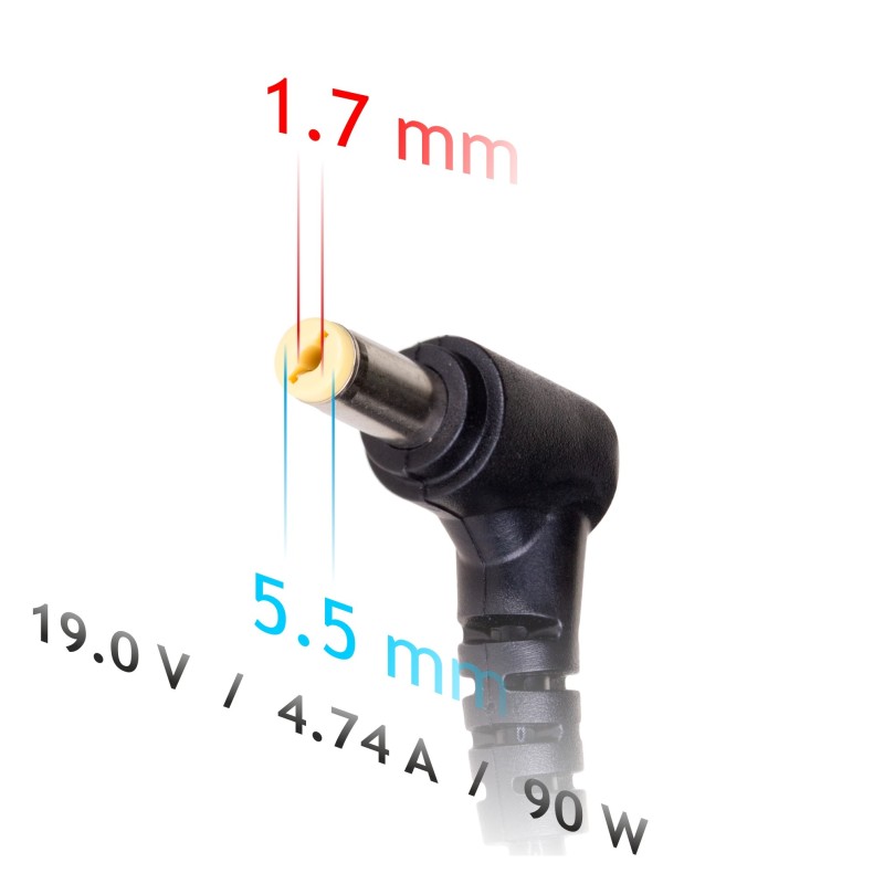 Akyga AK-ND-12 adattatore e invertitore Interno 90 W Nero