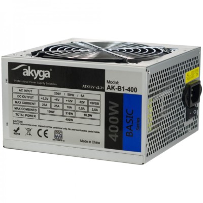 Akyga AK-B1-400 alimentatore per computer 400 W 20+4 pin ATX ATX Verde