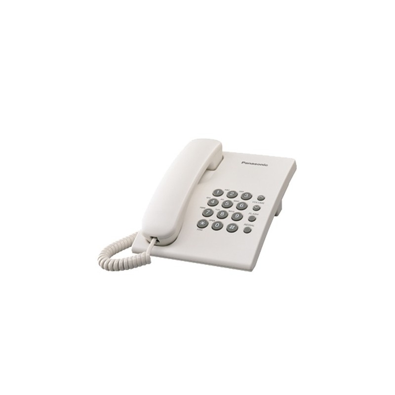 Panasonic KX-TS500PDW telefono Telefono analogico Bianco
