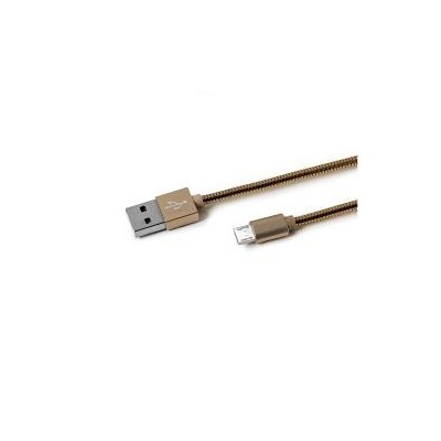 Celly USBMICROSNAKEGD cavo USB USB 2.0 USB A Micro-USB A Oro