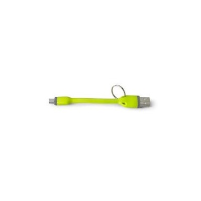 Celly USBTYPECKEYGN cavo USB 0,12 m USB 2.0 USB A USB C Verde