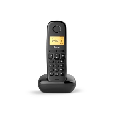 Gigaset A170 Telefono analogico DECT Identificatore di chiamata Nero