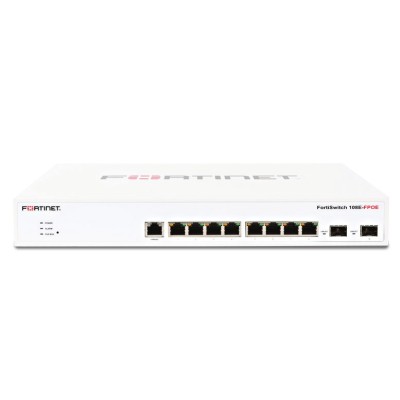 Fortinet FortiSwitch 108E-FPOE Gestito L2 Gigabit Ethernet (10 100 1000) Supporto Power over Ethernet (PoE) 1U Bianco
