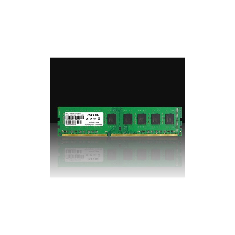 AFOX DDR3 4G 1333 UDIMM memoria 4 GB 1 x 4 GB 1333 MHz