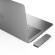 HYPER GN21D-GRAY replicatore di porte e docking station per laptop Grigio