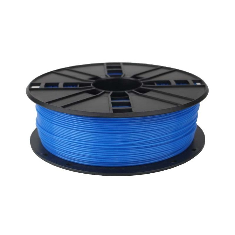 Gembird 3DP-PLA1.75-01-FB materiale di stampa 3D Acido polilattico (PLA) Blu fluorescente 1 kg