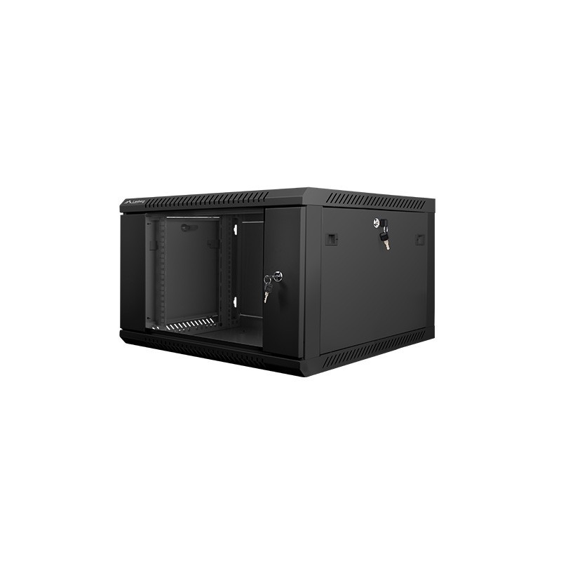 Lanberg WF01-6606-10B rack 6U Da parete Nero