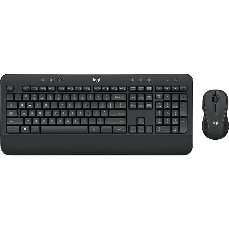 Logitech Advanced MK545 tastiera Mouse incluso RF Wireless QWERTY US International Nero