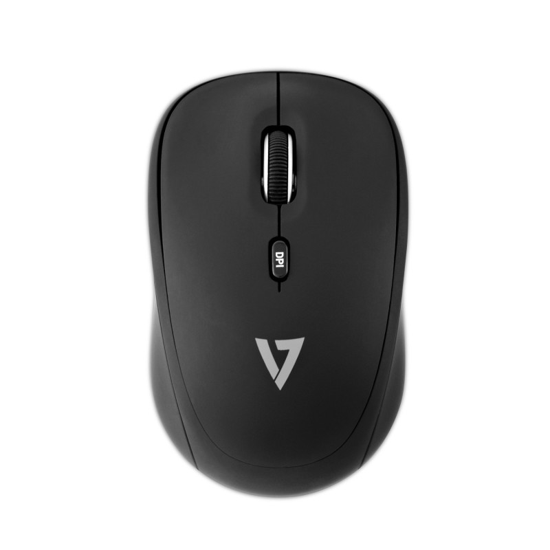 V7 Mouse ottico mobile wireless, nero