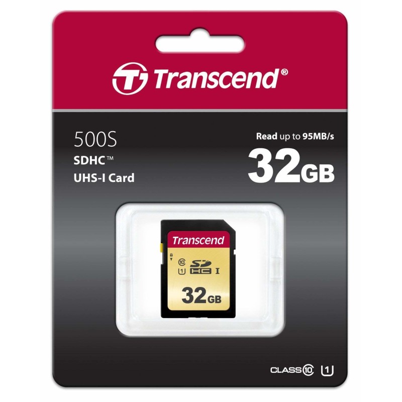 Transcend 32GB, UHS-I, SDHC Classe 10