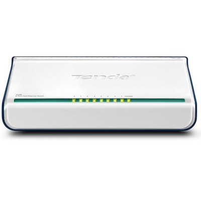Tenda 8-Port Fast Ethernet Switch Non gestito Bianco