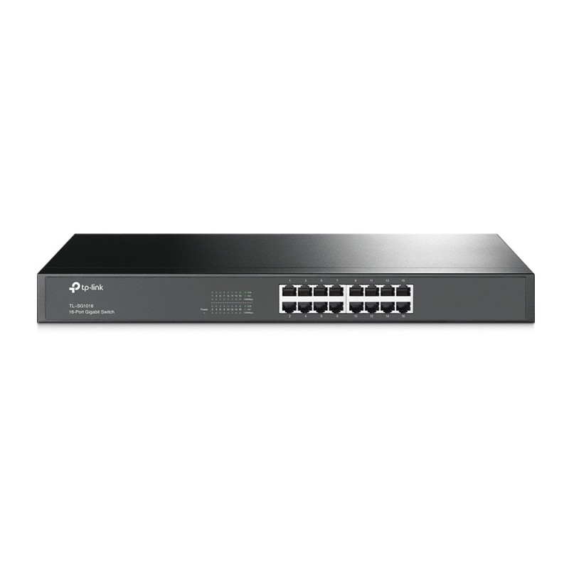 TP-Link TL-SG1016 switch di rete Non gestito Gigabit Ethernet (10 100 1000) 1U Nero