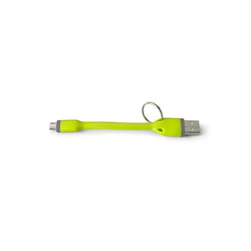 Celly USBMICROKEYGN cavo USB 0,12 m USB 2.0 USB A Micro-USB B Verde