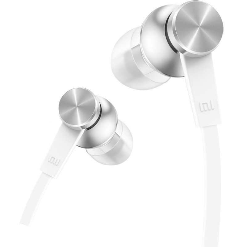 Xiaomi Mi In-Ear Headphones Basic Auricolare Cablato Musica e Chiamate Argento, Bianco