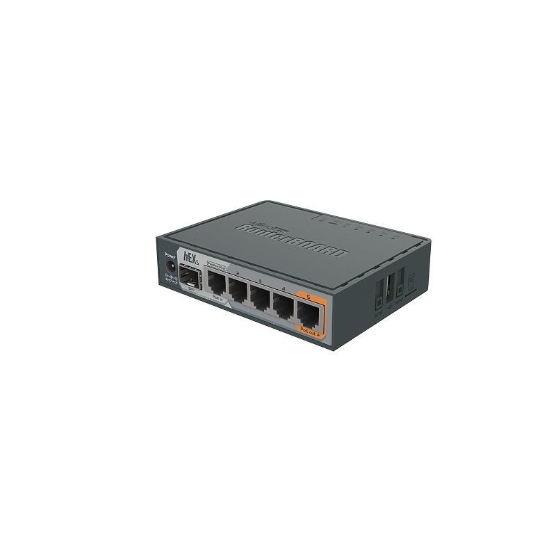 Mikrotik hEX S router cablato Gigabit Ethernet Nero