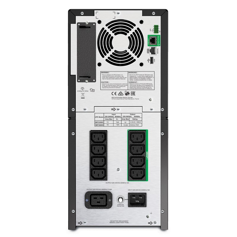 APC Smart-UPS 2200VA gruppo di continuità (UPS) A linea interattiva 2,2 kVA 1980 W 9 presa(e) AC