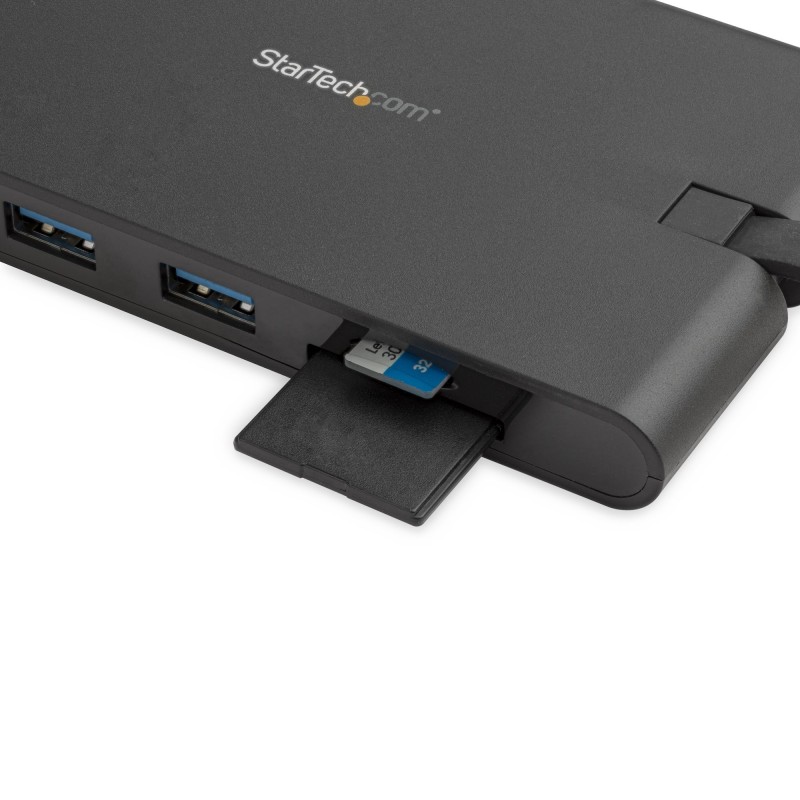 StarTech.com Adattatore Multi-porta USB-C con HDMI e VGA per portatili - 3x USB 3.0 - Lettore Schede SD - PD 3.0 - Cavo