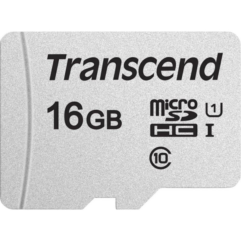 Transcend microSDHC 300S 16GB NAND Classe 10