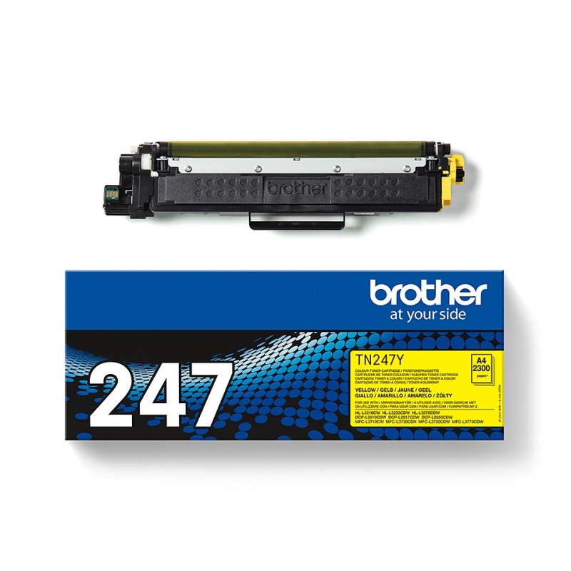 Brother TN-247Y cartuccia toner 1 pz Originale Giallo