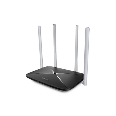 Mercusys AC12 router wireless Fast Ethernet Dual-band (2.4 GHz 5 GHz) Nero