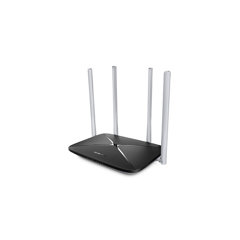 Mercusys AC12 router wireless Fast Ethernet Dual-band (2.4 GHz 5 GHz) Nero