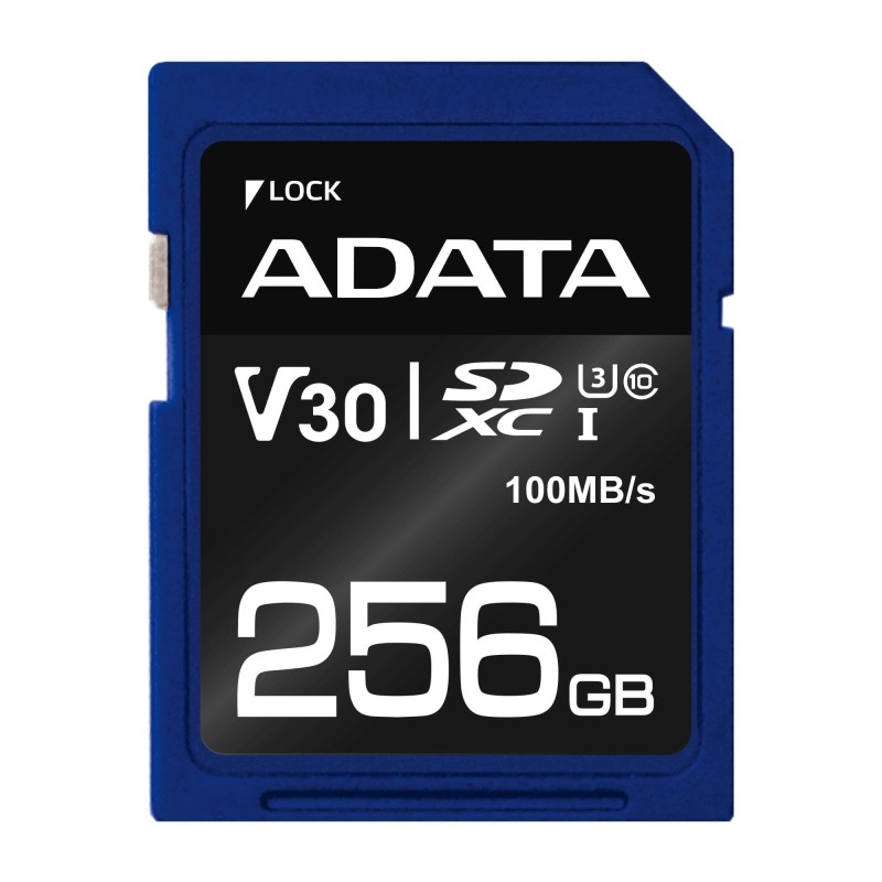 ADATA ASDX256GUI3V30S-R memoria flash 256 GB SDXC UHS-I Classe 10