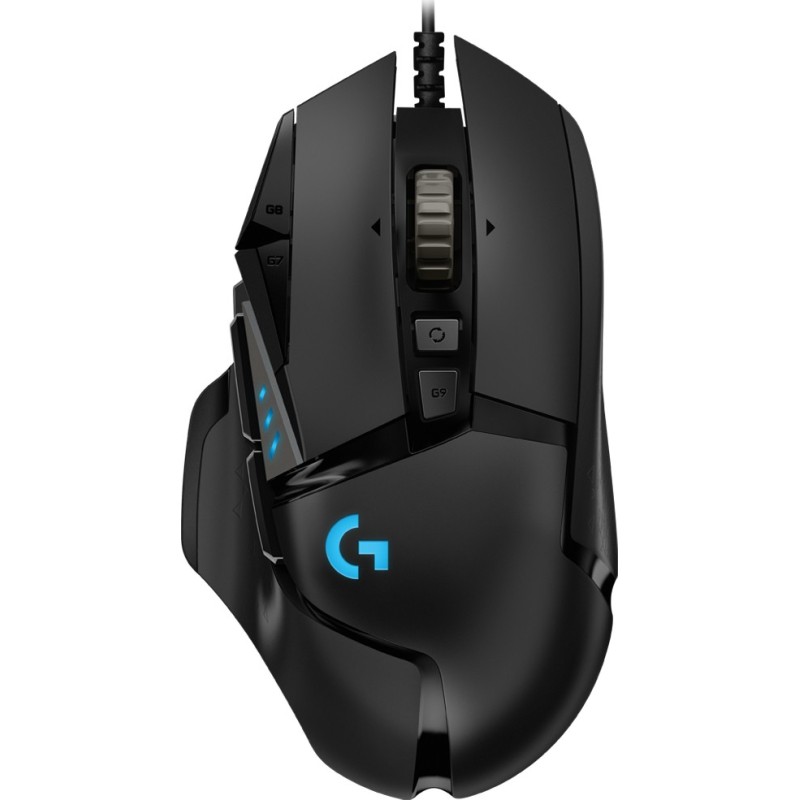 Logitech G G502 Hero mouse Mano destra USB tipo A Ottico 25600 DPI